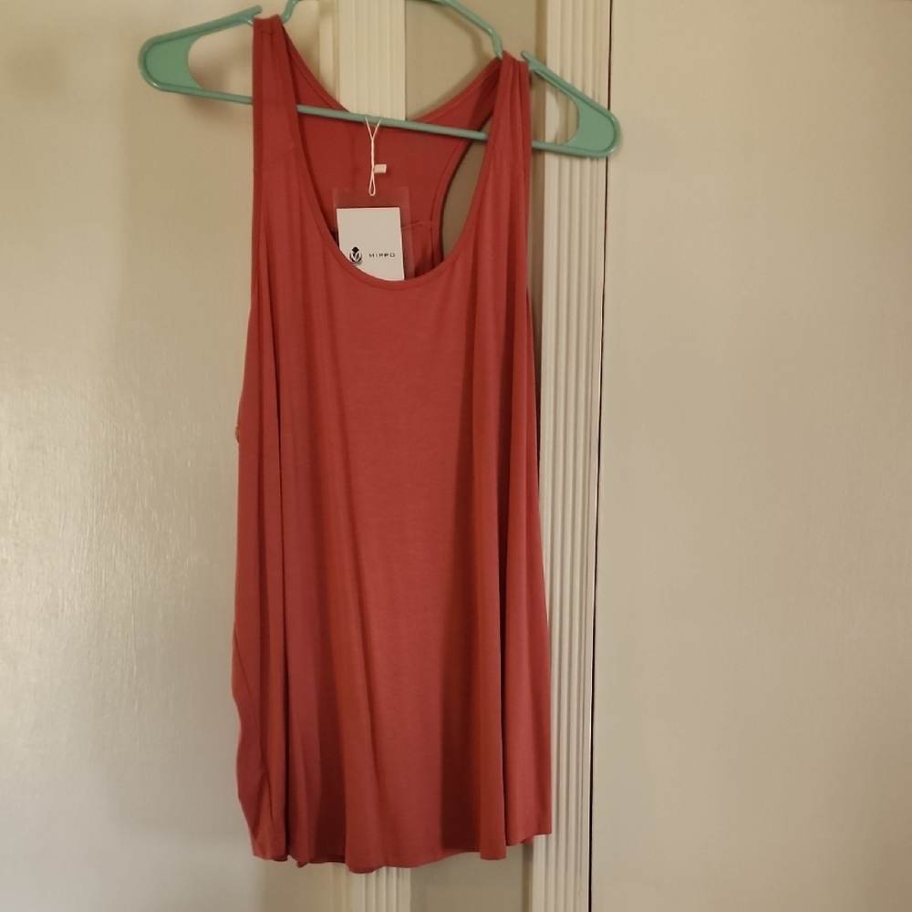 A New Day Pink Relaxed Fit Tank Top